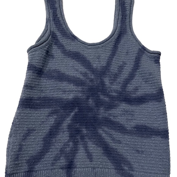 Madewell Tie Dye Fairview Sweater Tank Blue Sz XXS - Picture 7 of 9